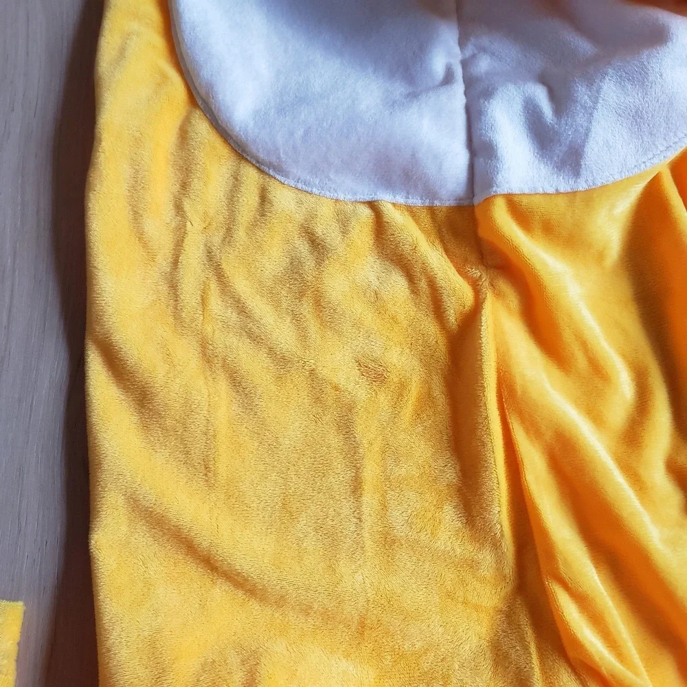 Sonic the Hedgehog Tails Costume Kids Large Yellow Jumpsuit Spirit Halloween